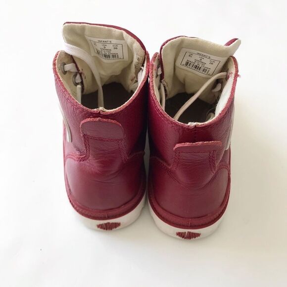 Palladium red leather boots EUC size 9 - Picture 8 of 8